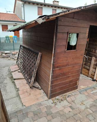 Casetta giardino legno 3x2 ritirare a Treviso