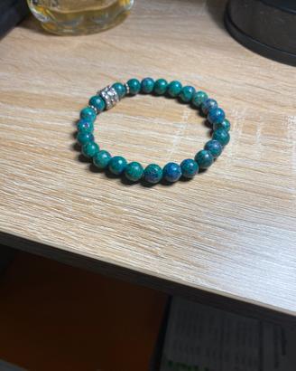 bracciali con perle colorate