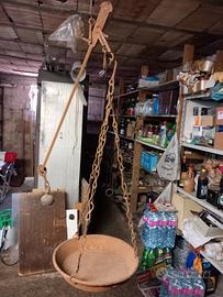 stadera bilancia in ferro antica