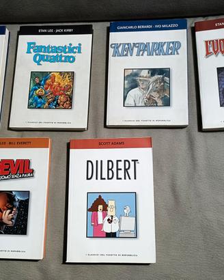 Sei volumi "I Classici del Fumetto di Repubblica"