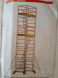 Trabattello SVELT  ALTEZZA 7,40 MT