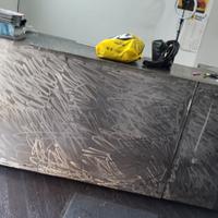 bancone in ferro battuto fatto a mano pezzo unico 