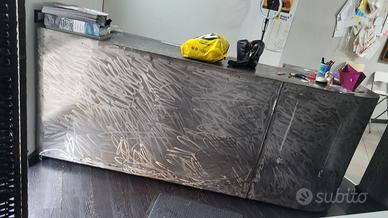 bancone in ferro battuto fatto a mano pezzo unico 