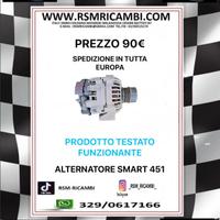 alternatore smart 451 BENZINA