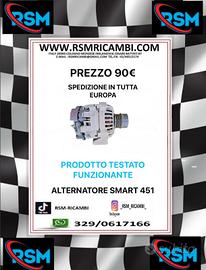 alternatore smart 451 BENZINA
