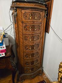 settimino vintage con cassetti