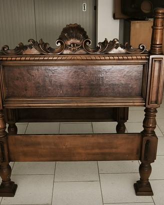 Letto vintage singolo comleto