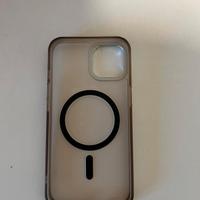 Cover iPhone 14 trasparente e bianco 