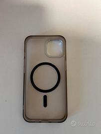 Cover iPhone 14 trasparente e bianco 