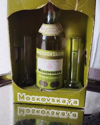 Genuine Russian Vodka Moskovskaya imported USSR