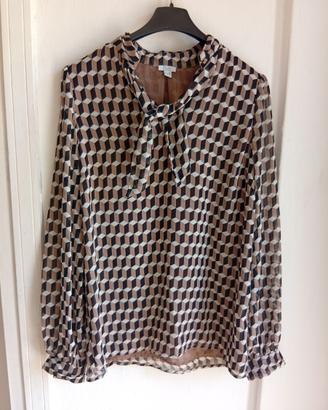 Blusa motivi geometrici