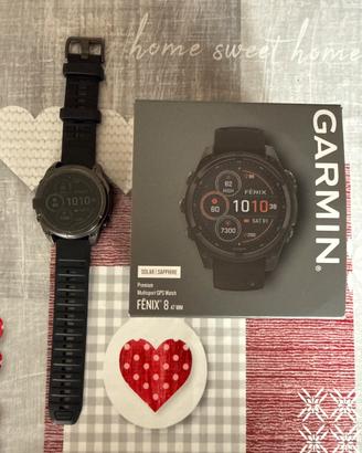 Garmin fenix 8 47mm solar sapphire