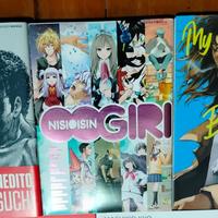 Lotto Manga J-Pop 3 Volumi Unici