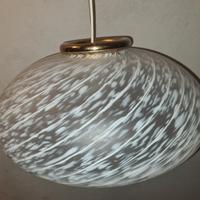 Lampada a sospensione in vetro di Murano