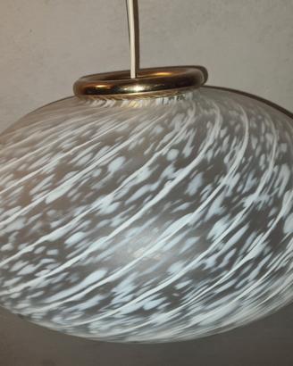 Lampada a sospensione in vetro di Murano