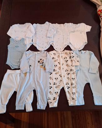 Set body e pigiamini 6-9 mesi 68 cm