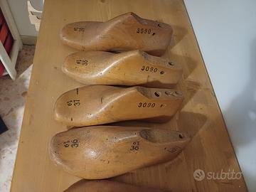 Forme per scarpe vintage in legno