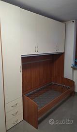 Cameretta a ponte bambini letto singolo