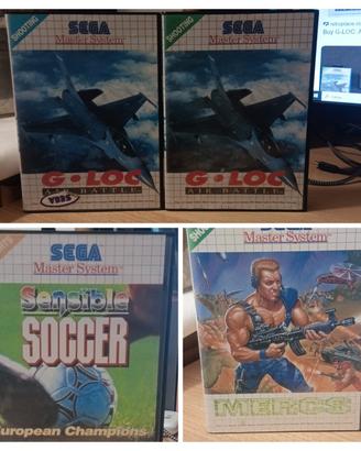 SEGA M.SYSTEM G.LOCK S.SOCCER MERCS in stock 