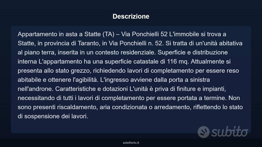 Appartamento – TA - Vista 4