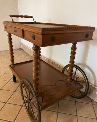 Carrello bar porta vivande vintage