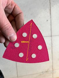 Carta abrasiva velcrata per levigatore Delta