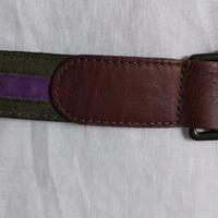 Cintura in similpelle scamosciata 