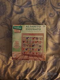 Gioco alfabetiere in legno