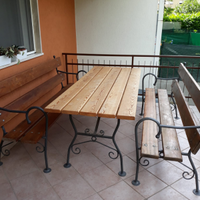 Tavolo da giardino terrazza in legno RIBASSATO