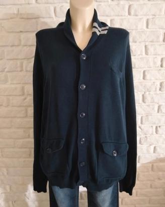 Cardigan cotone Woolrich XL Blu