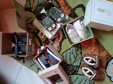 5 paia di Scarpette per bimbo