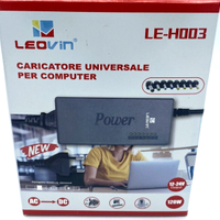 ALIMENTATORE NOTEBOOK UNIVERSALE CARICATORE PC 