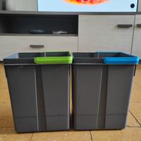 Set 2 bidoni raccolta differenziata