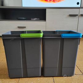 Set 2 bidoni raccolta differenziata