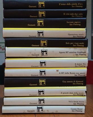 Lotto 12 libri James Bond 007 Ian Fleming 