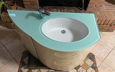 Mobile  bagno  con colonna