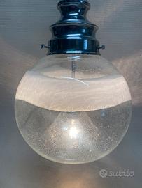 Lampada sospensione vetro di murano vintage