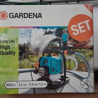 pompa acqua motore a scoppio gardena 9000/3