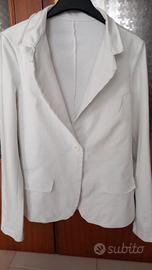 giacca bianca estiva 