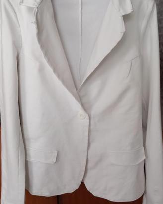 giacca bianca estiva 