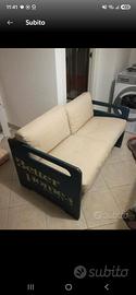 Divano 2 posti Dialma Brown. serie industrial