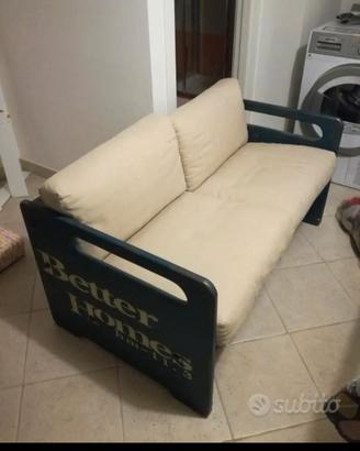 Divano 2 posti Dialma Brown. serie industrial