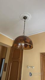 Lampadario con foglie