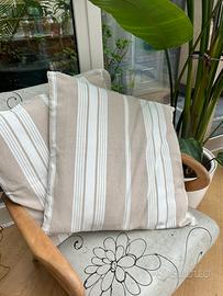 Cuscini grandi cotone rigato
