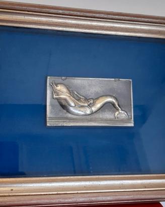 bassorilievo in argento 800 di Mazzola