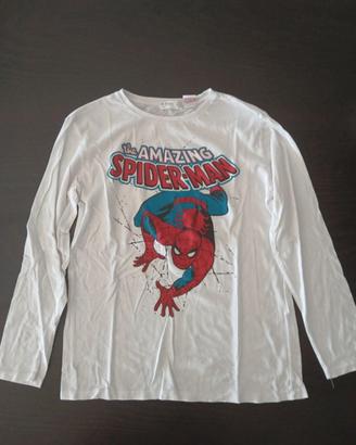 magliettina spiderman