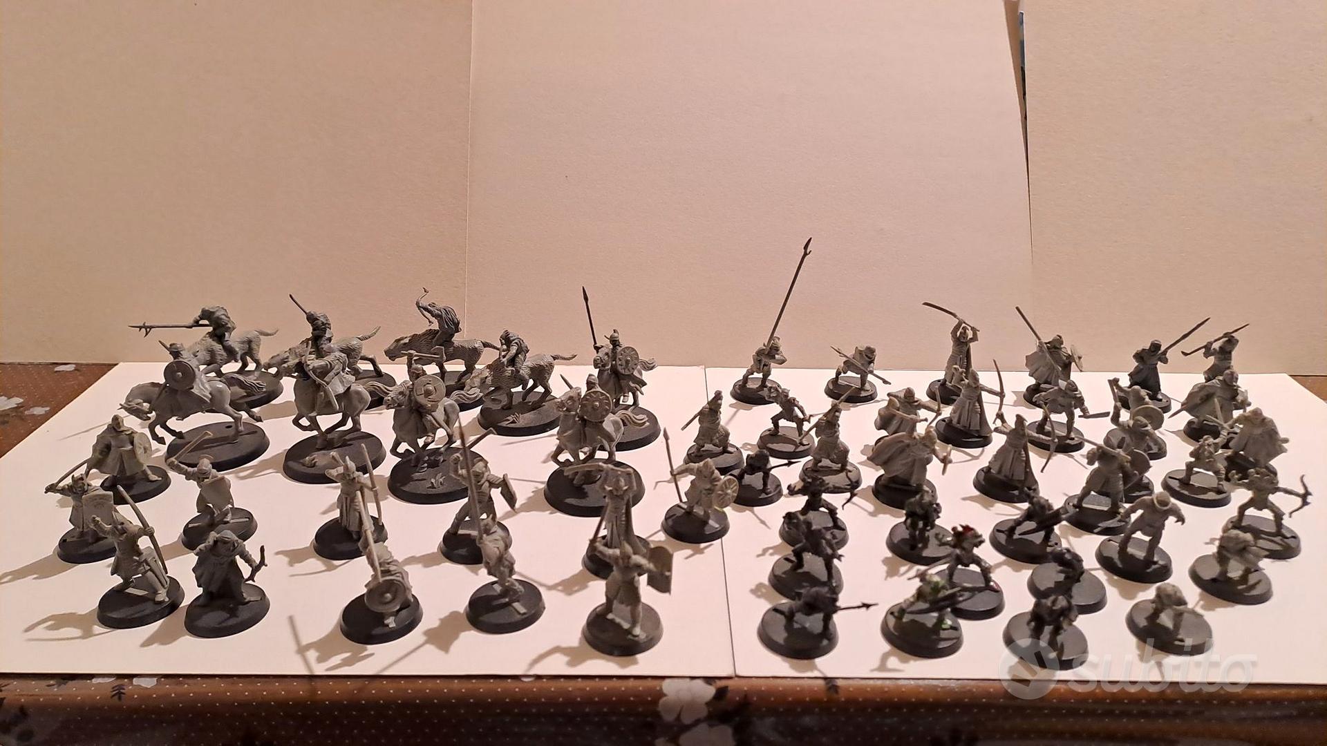 IL SIGNORE DEGLI ANELLI - GUERRIERO di ROHAN - miniatura in plastica