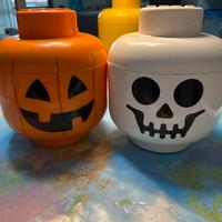 Due teste impilabili porta oggetti Lego