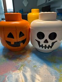 Due teste impilabili porta oggetti Lego