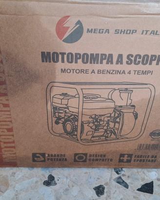 Motopompa a scoppio 4 tempi autoadescante. Benzina